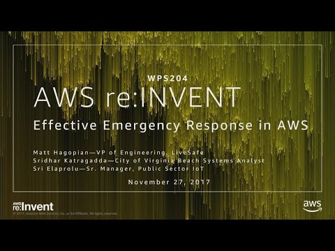 AWS re:invent 2017: Effective Emergency Response in AWS (WPS204)