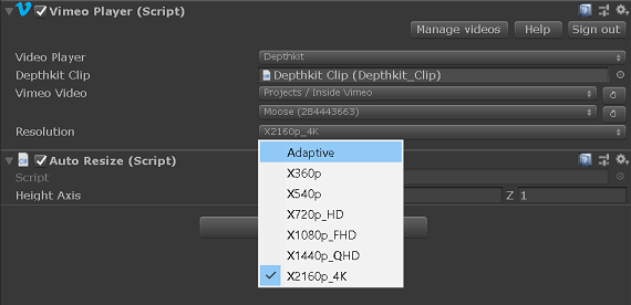 Using adpative streaming