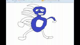 HOW 2 DRAW SANIC HEGEHOG  mirror    Rip 0nyxheart, u were da bes    HD 