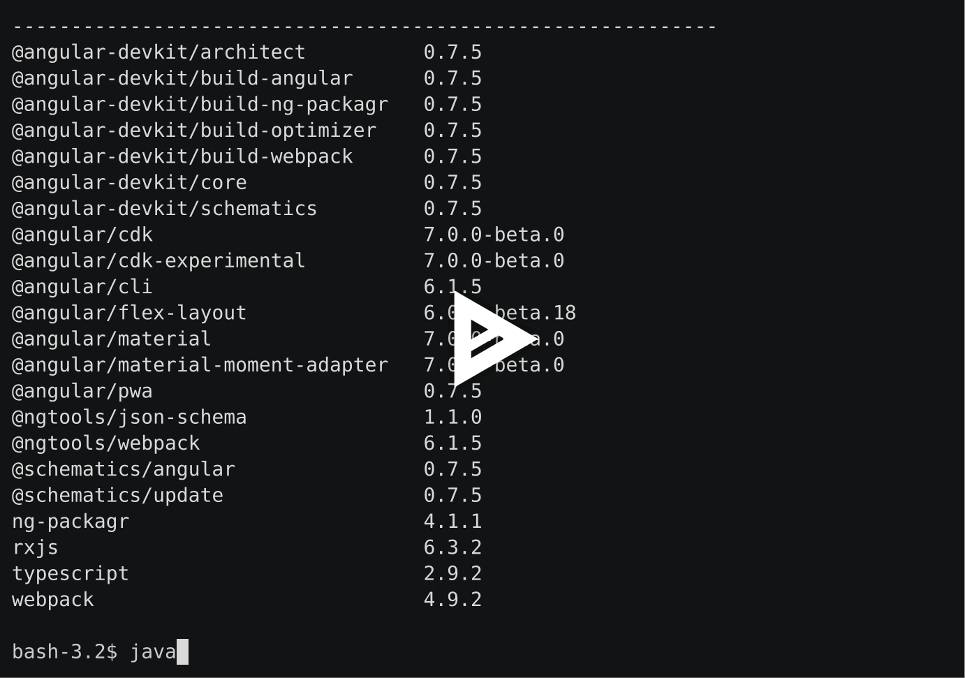 asciicast