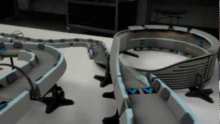 Controlled Quantum Levitation on a Wipe'Out Track