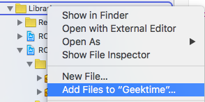 Add Files To...