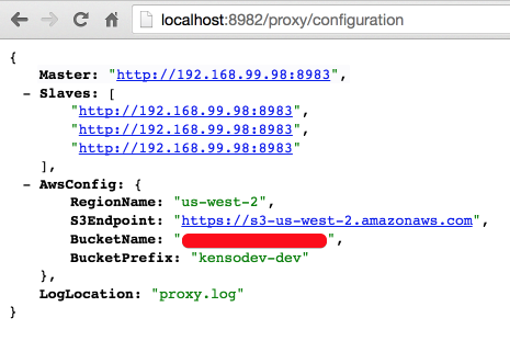 Proxy Configuration