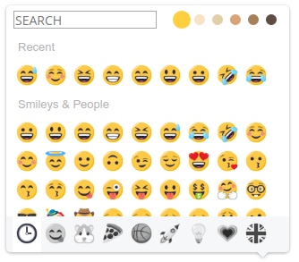 EmojiOneArea - searchPosition bottom