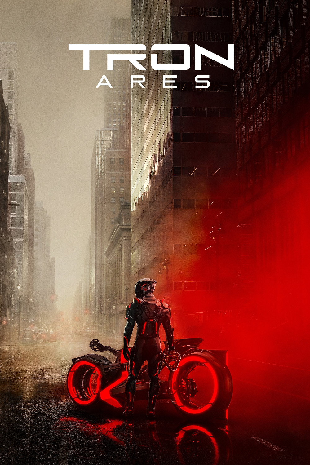 Tron: Ares poster and Letterboxd link