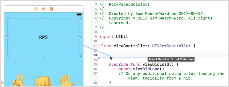 Screenshot of creating a property 1