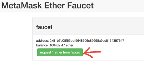 MetaMask faucet