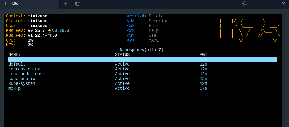 Namespace list