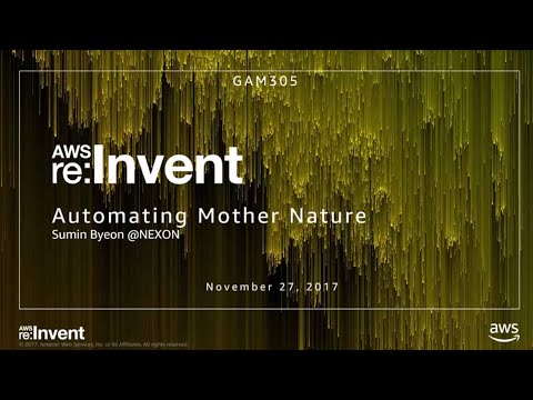 AWS re:invent 2017: Automating Mother Nature: How Nexon Used AWS Services to Algorit (GAM305)