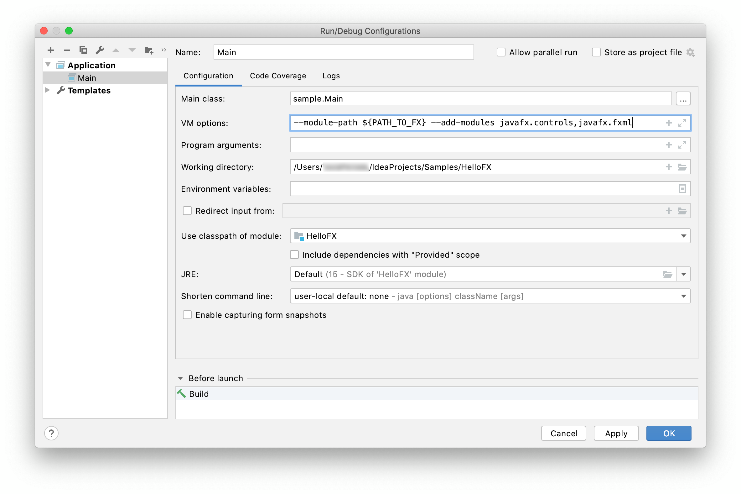 Path Variable in VM options