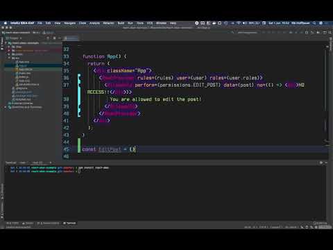 react-abac tutorial