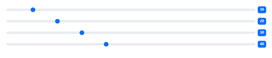 Blazor Bootstrap - Range Input