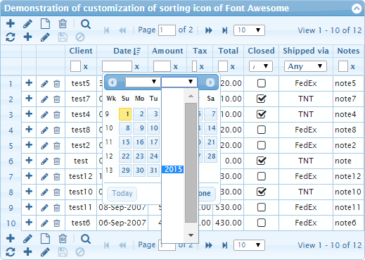 datepicker error