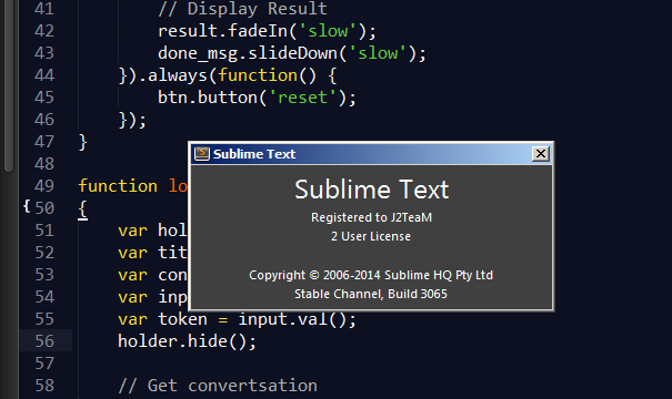 Sublime Text License Key