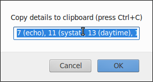 Ctrl-C dialog