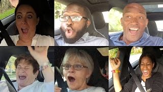 Tesla P85D Insane Mode Launch Reactions Compilation - Explicit Version