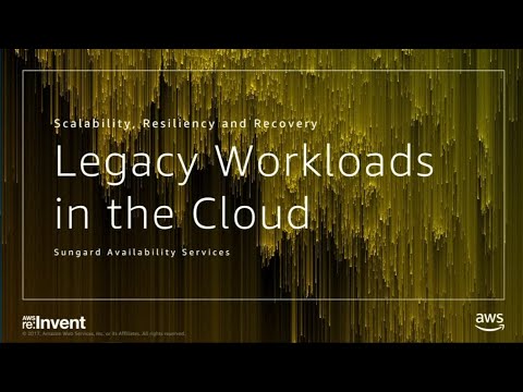 AWS re:Invent 2017: Scalability, Resiliency, and Recovery for Legacy Workloads in th (DEM33)