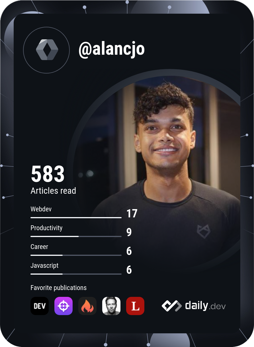 Alan Oliveira's Dev Card