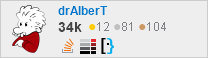 profile for drAlberT on Stack Exchange, a network of free, community-driven Q&A sites