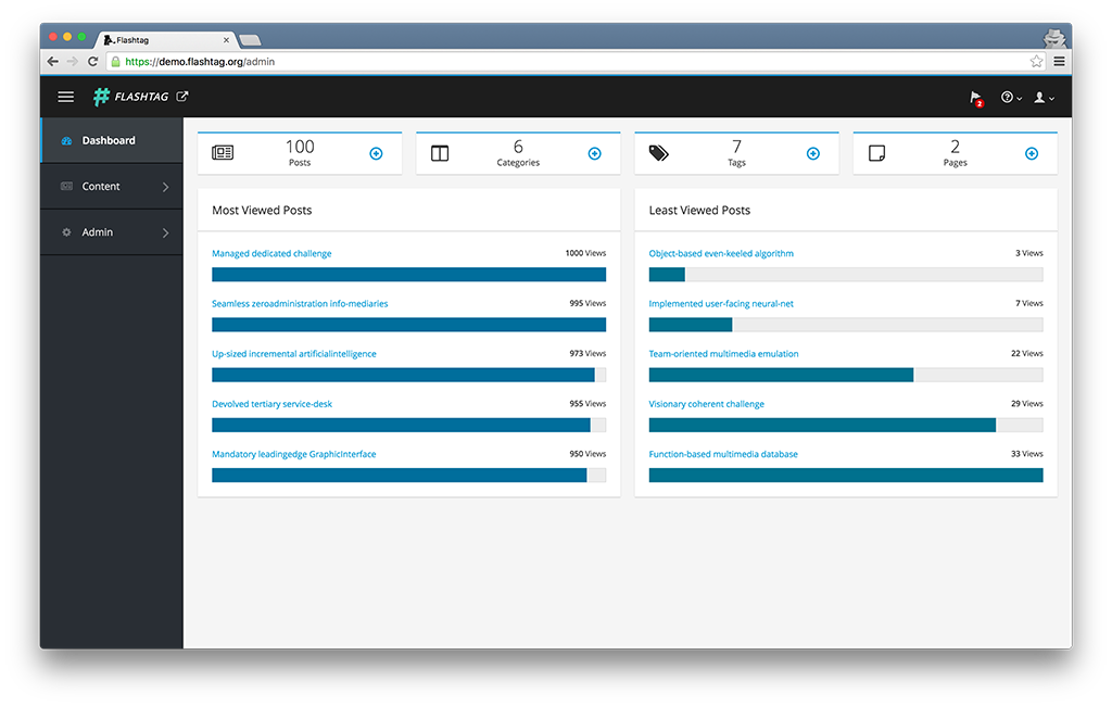 Admin Dashboard