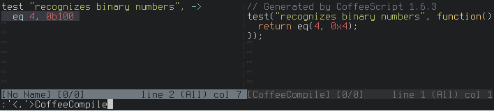 CoffeeCompile Snippet