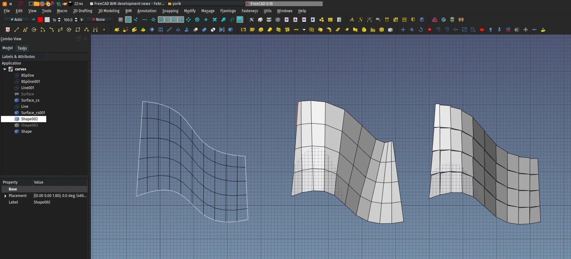 Curtain wall experiments