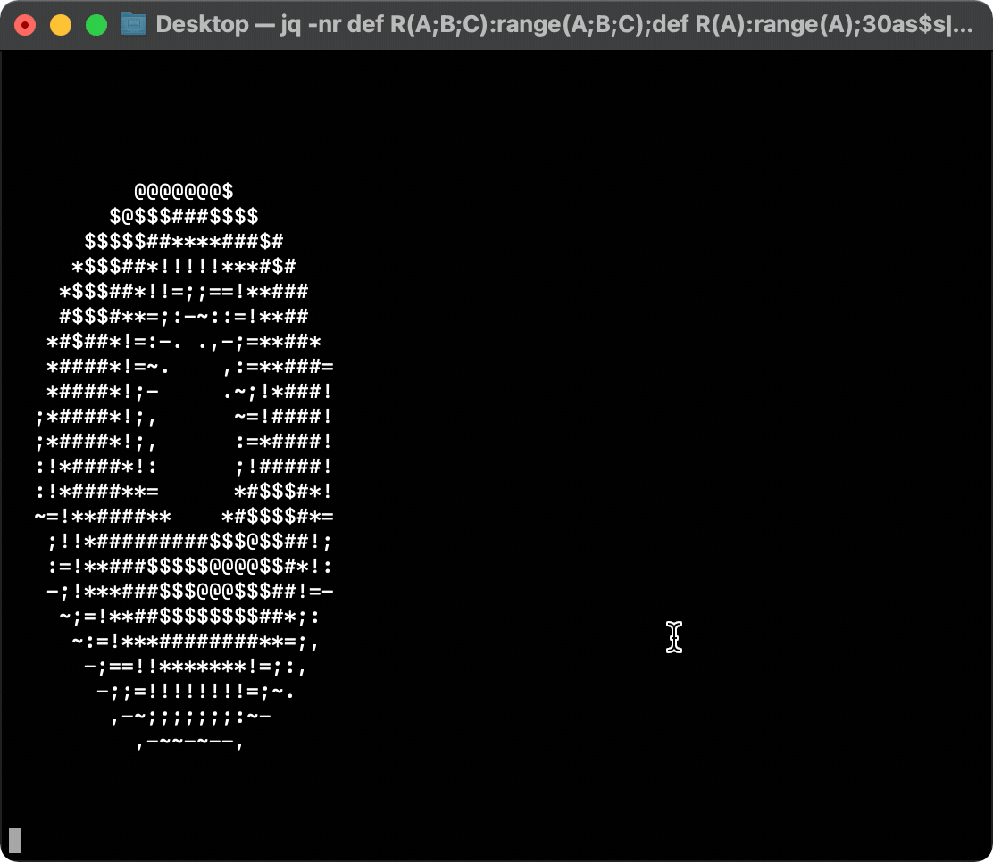 a spinning donut in your terminal