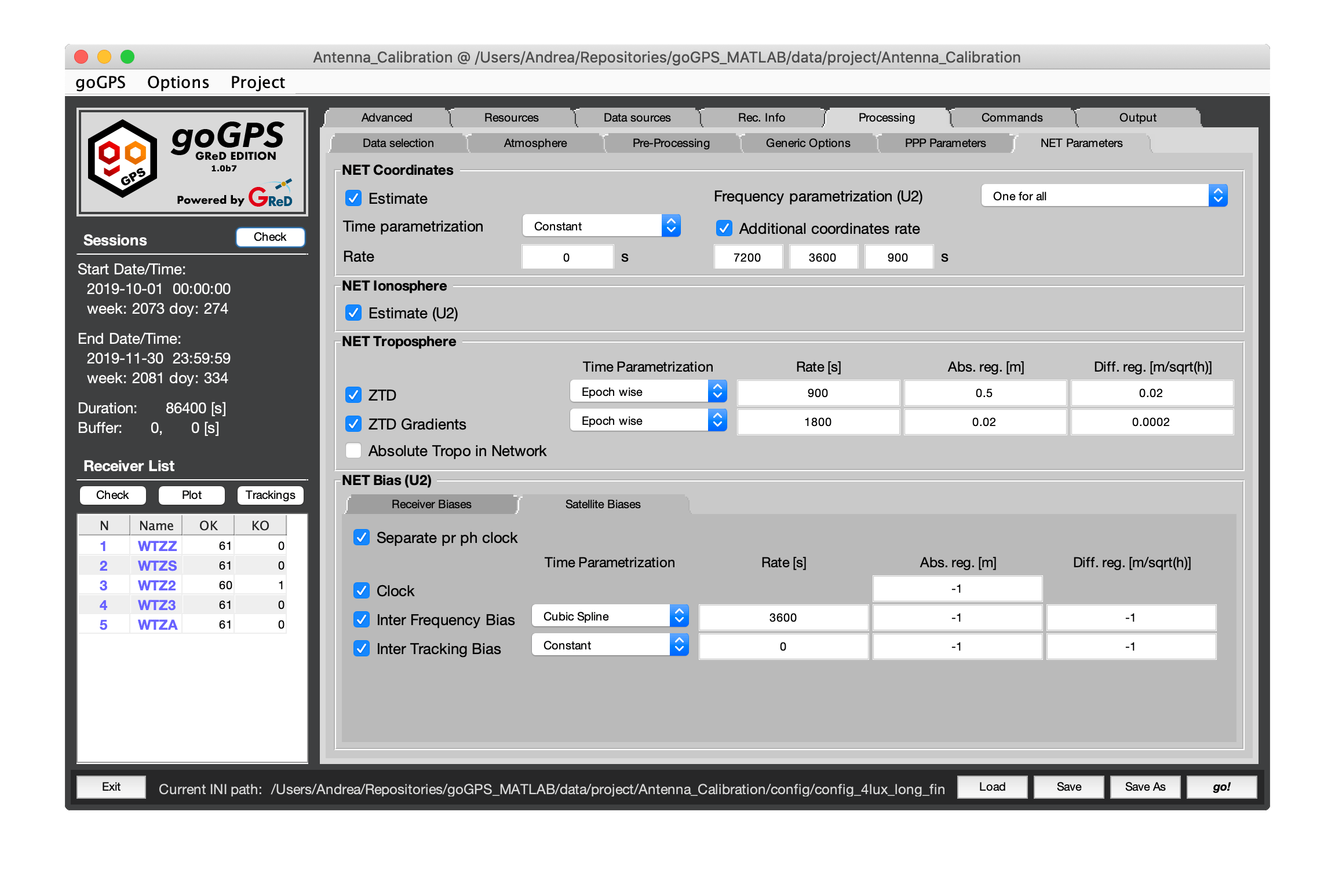 goGPS Regularization