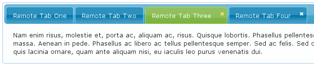 Struts2 jQuery Tabs