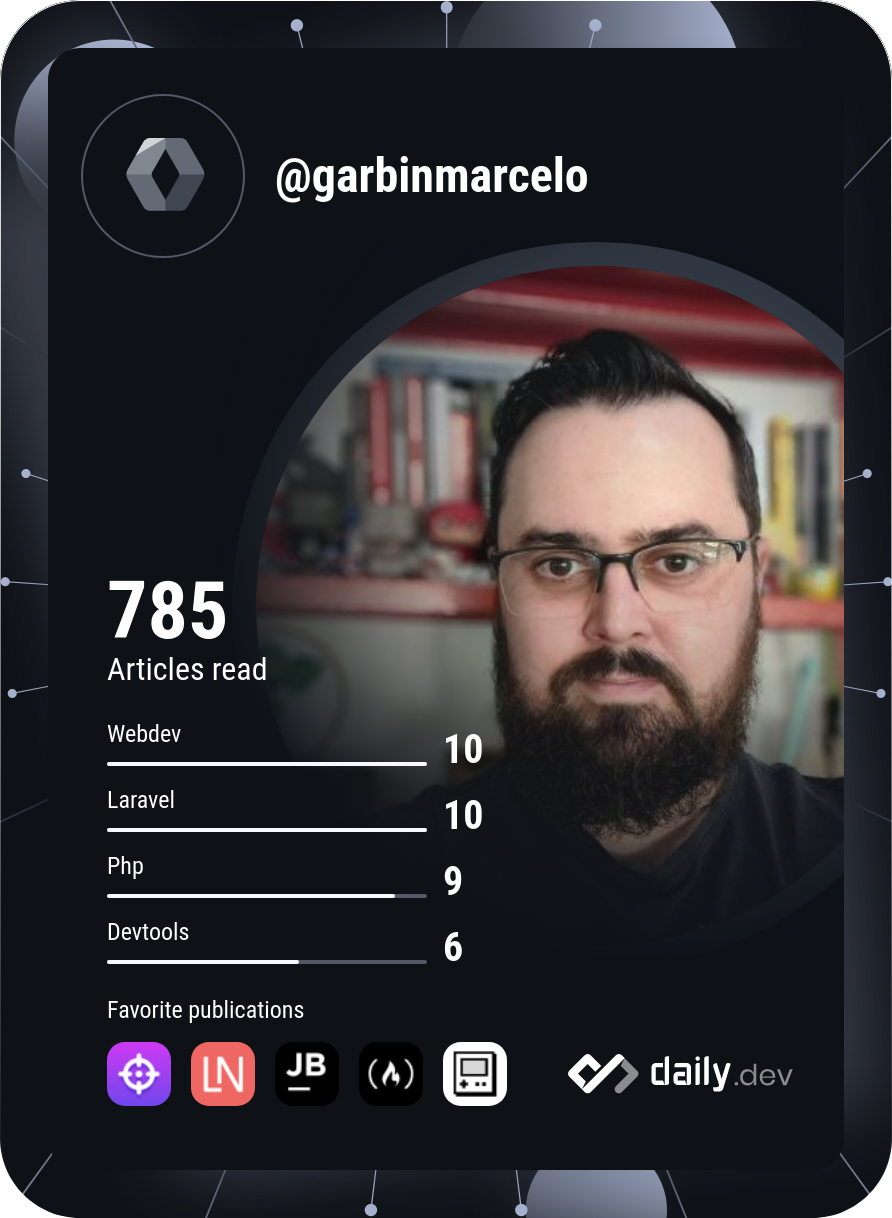 Marcelo Garbin's Dev Card