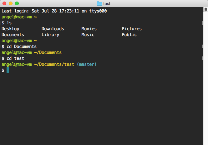 Mac Terminal using SMYCK