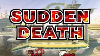 SSBB Snake red  vs. MetaKnight white  TAS 