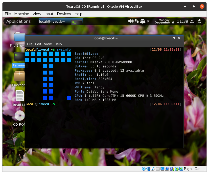 VirtualBox screenshot