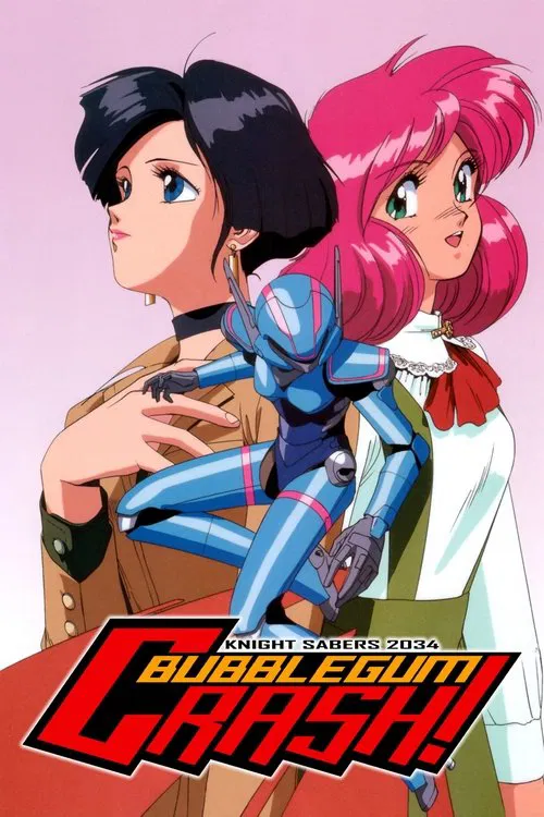 Bubblegum Crash poster and Serialized link