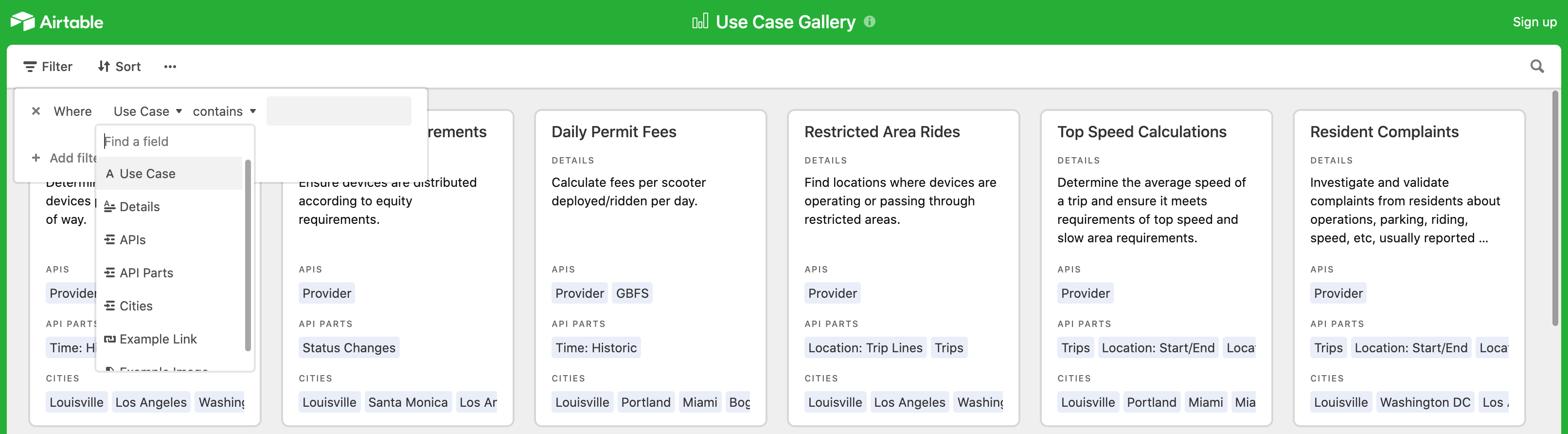 MDS Use Cases - Gallery