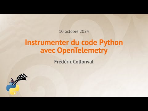 Presentation video at Python Meet up Rennes