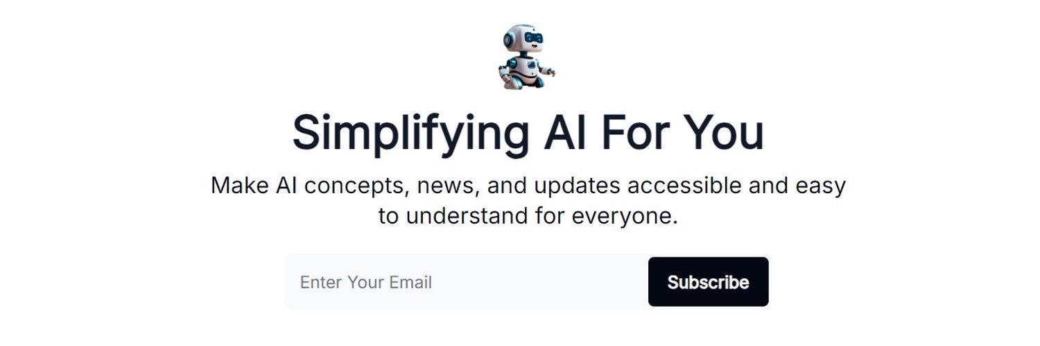 Simlifying AI For You