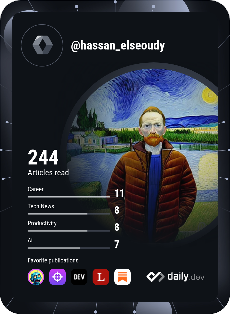 Hassan Elseoudy's Dev Card