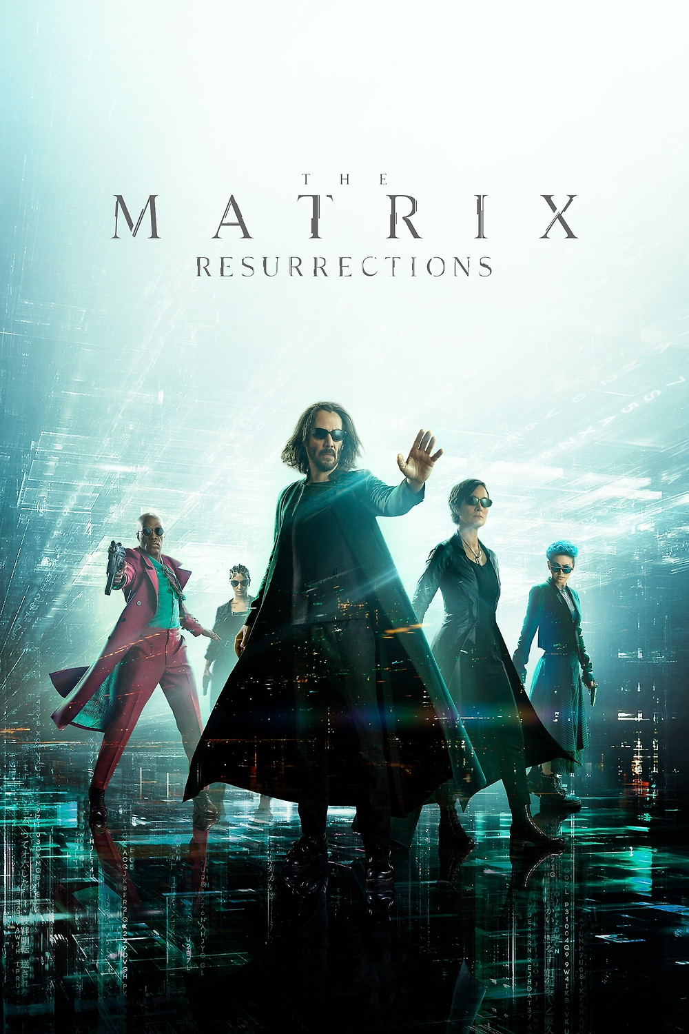The Matrix Resurrections poster and Letterboxd link