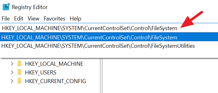 Path for FileSystem