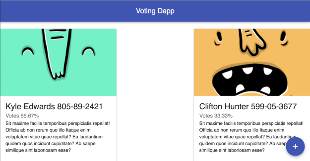 Voting Demo Dapp