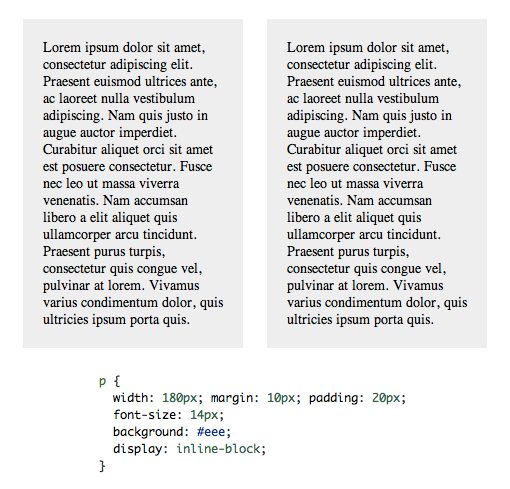 Design Shack Inline Block Example