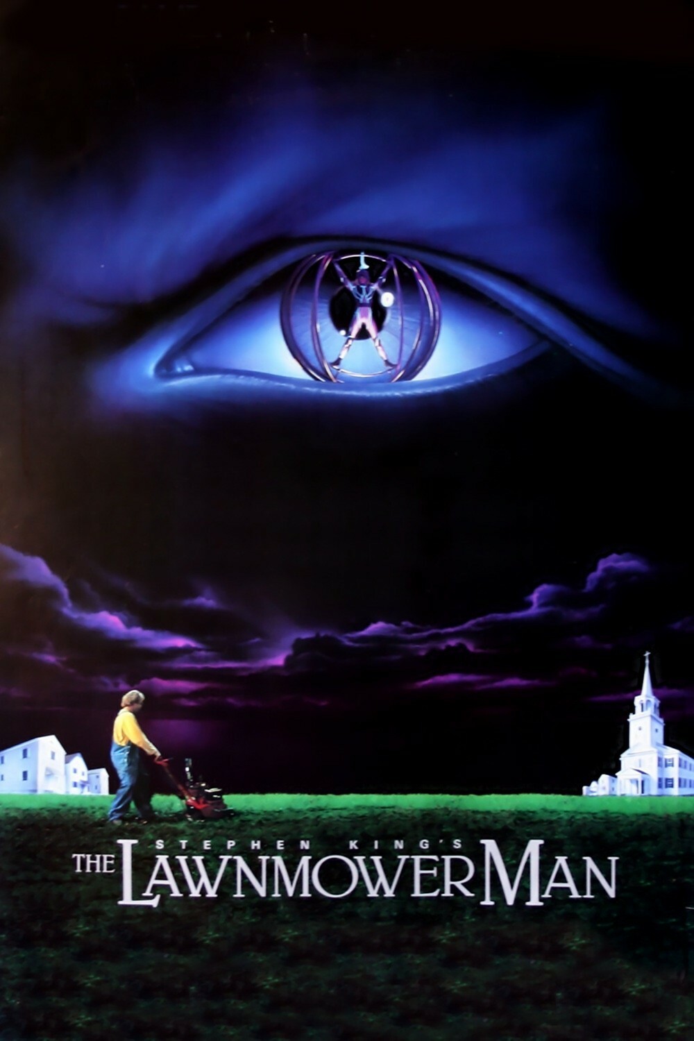 The Lawnmower Man poster and Letterboxd link