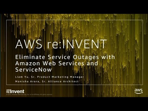 AWS re:Invent 2017: Unleash Your AWS Adoption with ServiceNow (DEM34)
