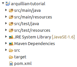 arquillian tutorial eclipse project