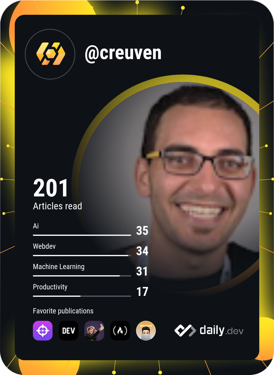 Chen Reuven's Dev Card