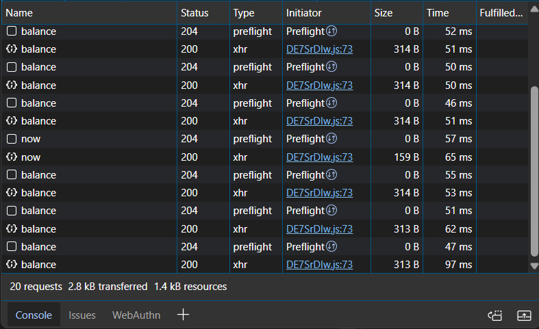 Network Logs Screenshot