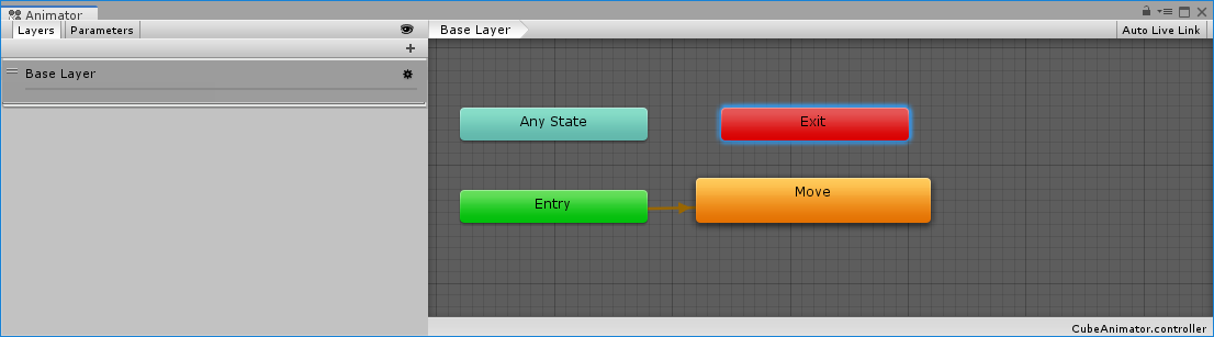 Animator Controller Showing new Animation State