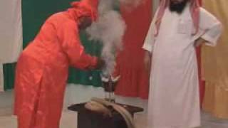 Black Magician Demonstrating Ritual