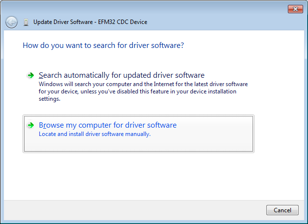 Updata Driver Software